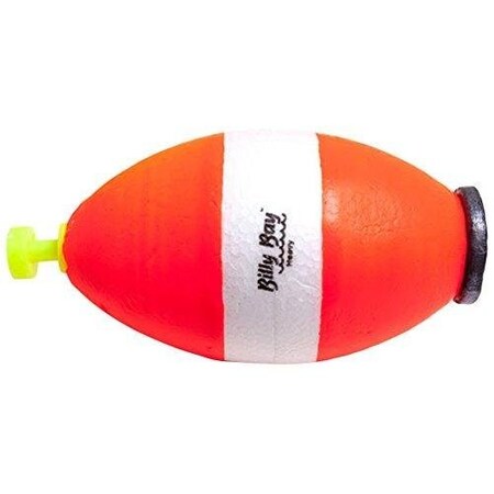 Billy Bay Big Boy Weighted Foam Floats 212 Oval Red White 2Pk, 2PK M250W-HVY-2RW
